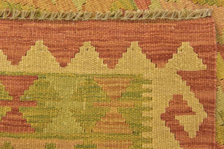 3' 3 x 5' Hand Woven Kilim Waziri Wool Rug