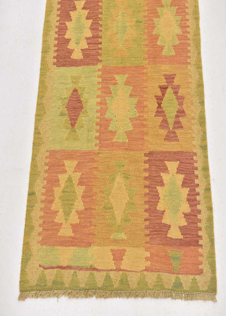 2' 6 x 4' 3 Hand Woven Kilim Waziri Wool Rug