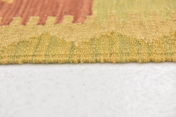 Detail image of 75cm x 130cm Hand Woven Kilim Waziri Wool Rug