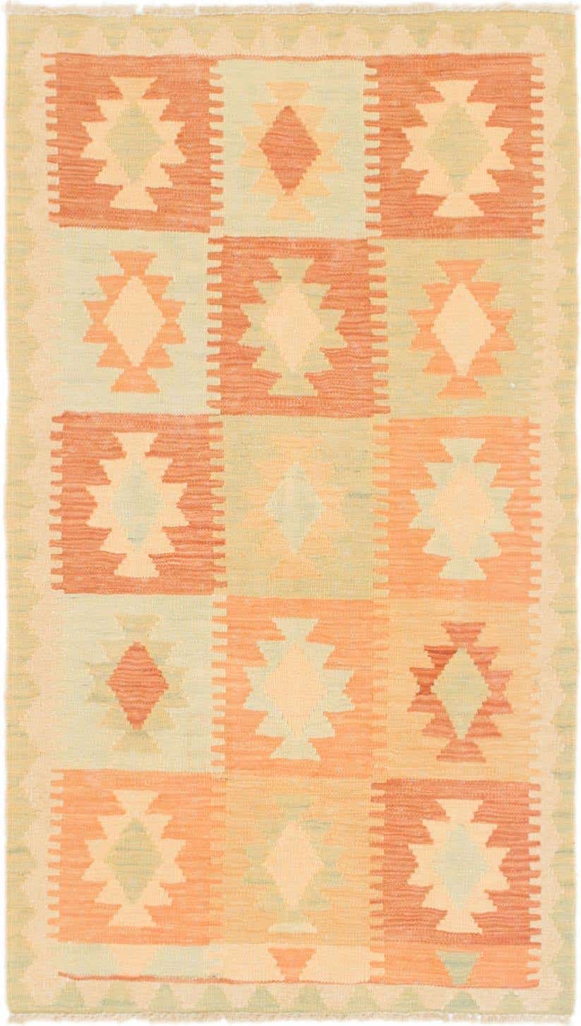 75cm x 130cm Hand Woven Kilim Waziri Wool Rug