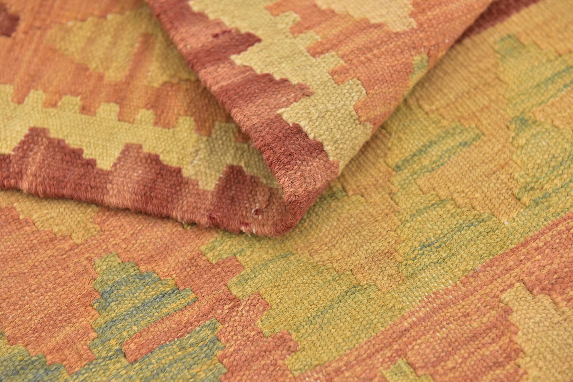 85cm x 125cm Tejido a mano Kilim Waziri Alfombra Lana