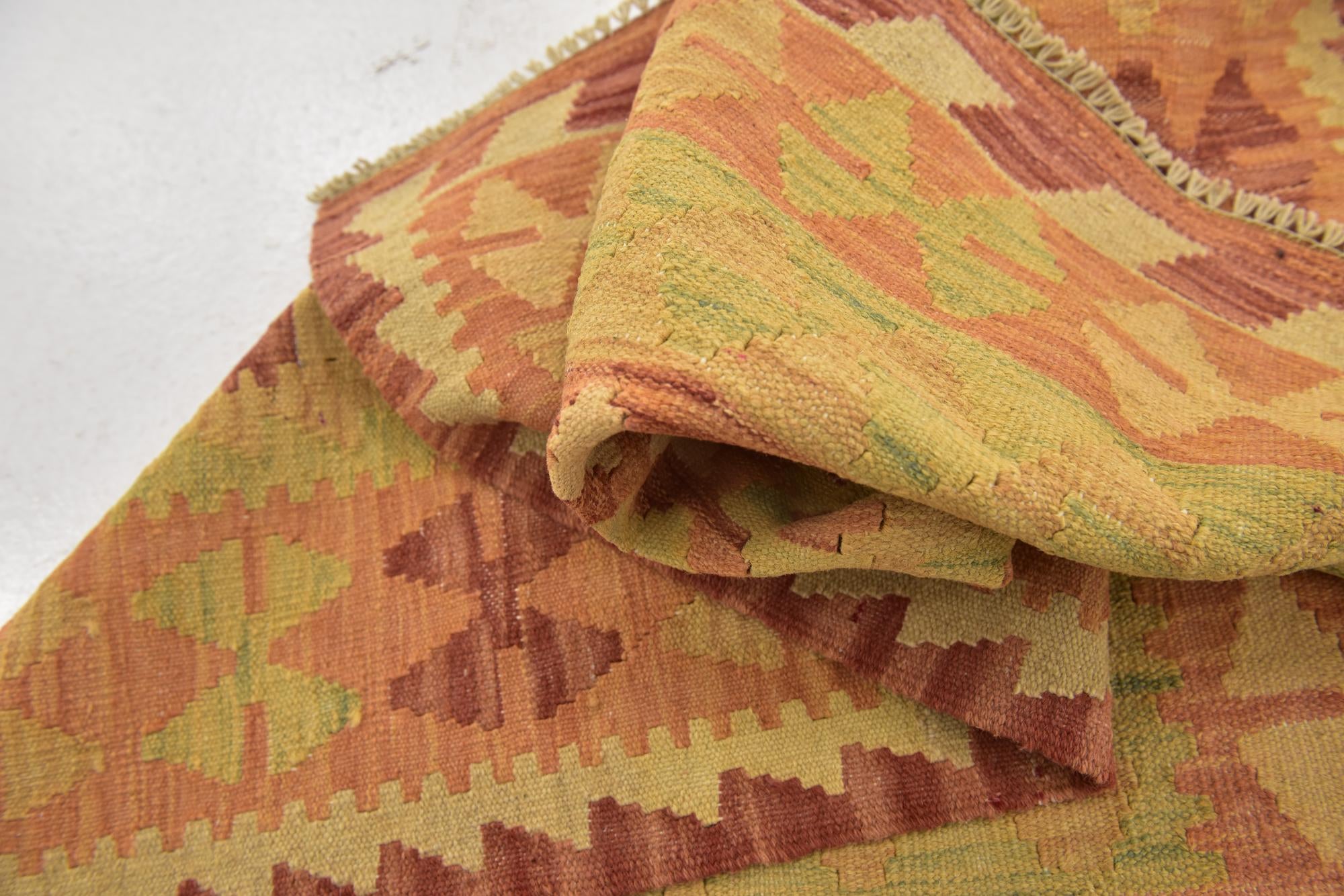 85cm x 125cm Tejido a mano Kilim Waziri Alfombra Lana