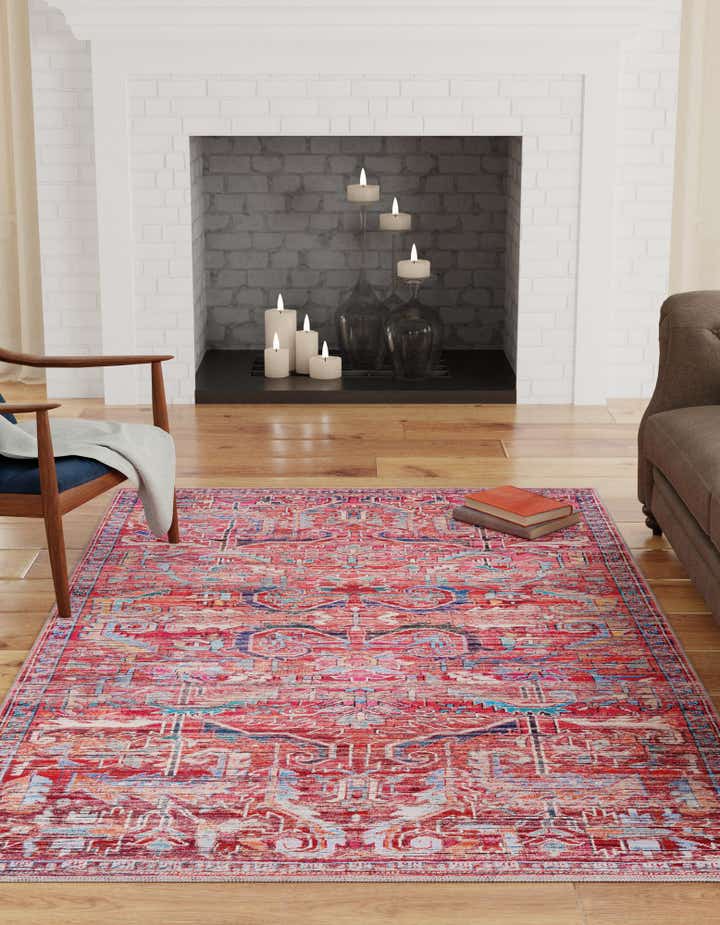 5' 3 x 8' Washable Maahru Rug