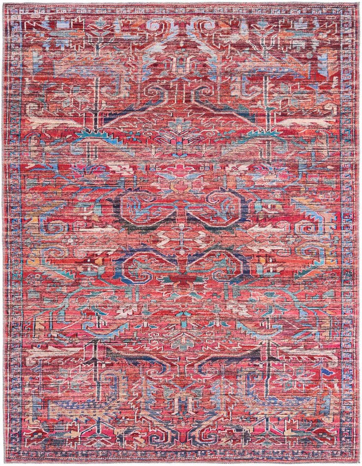 Detail image of 5' 3 x 8' Washable Maahru Rug