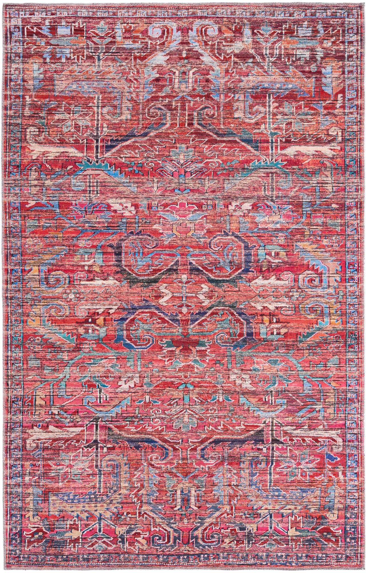 5' 3 x 8' Washable Maahru Rug