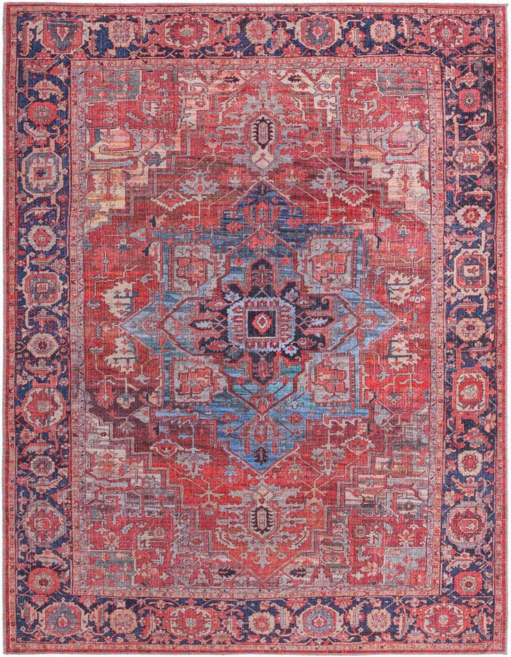 Detail image of 7' 3 x 10' Washable Maahru Rug