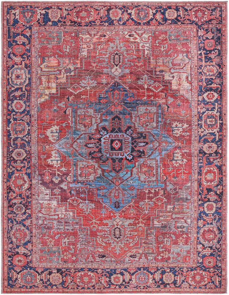 Detail image of 5' 3 x 8' Washable Maahru Rug