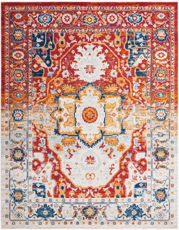 Rust Red Madeline Vintage Rug