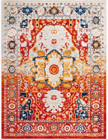 Rust Red Madeline Vintage Rug