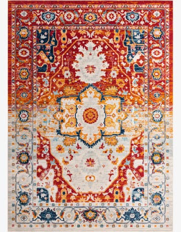Rust Red Madeline Vintage Rug