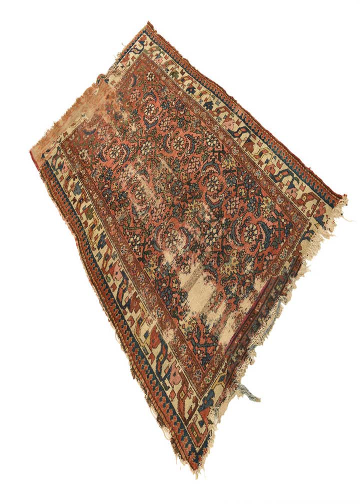 3' 8 x 5' 4 Hand Knotted Malayer Persian Wool Rug