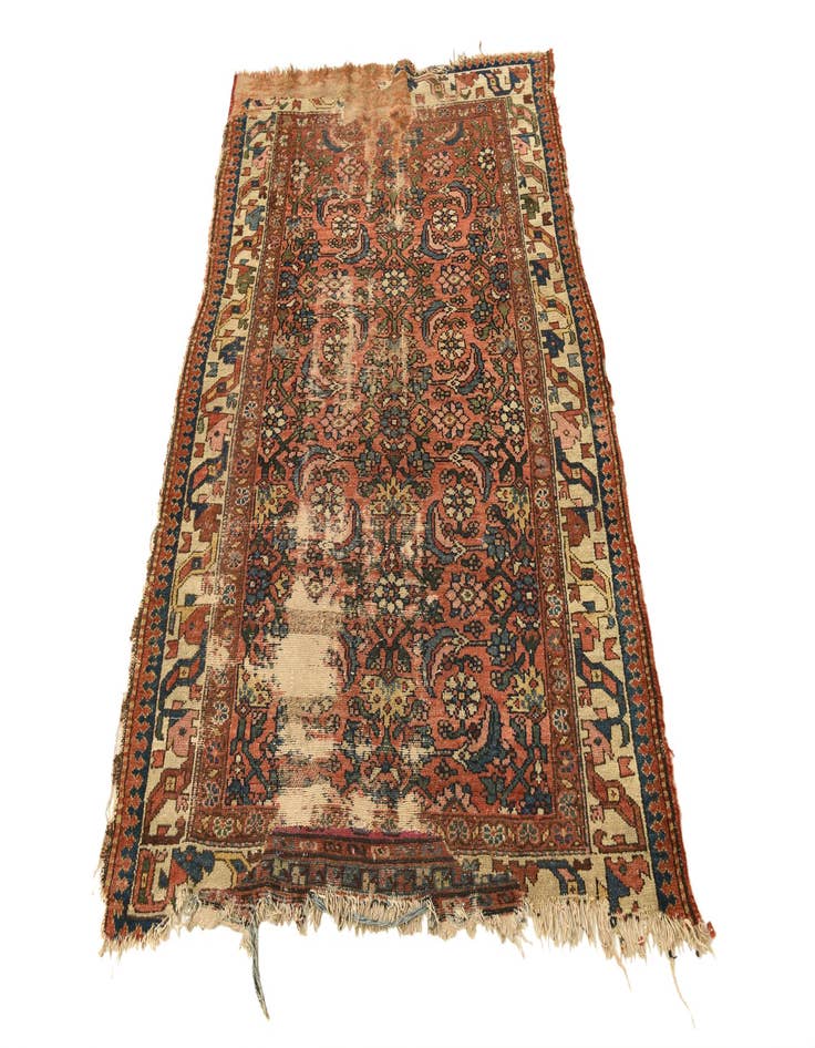 Detail image of 3' 8 x 5' 4 Hand Knotted Malayer Persian Wool Rug