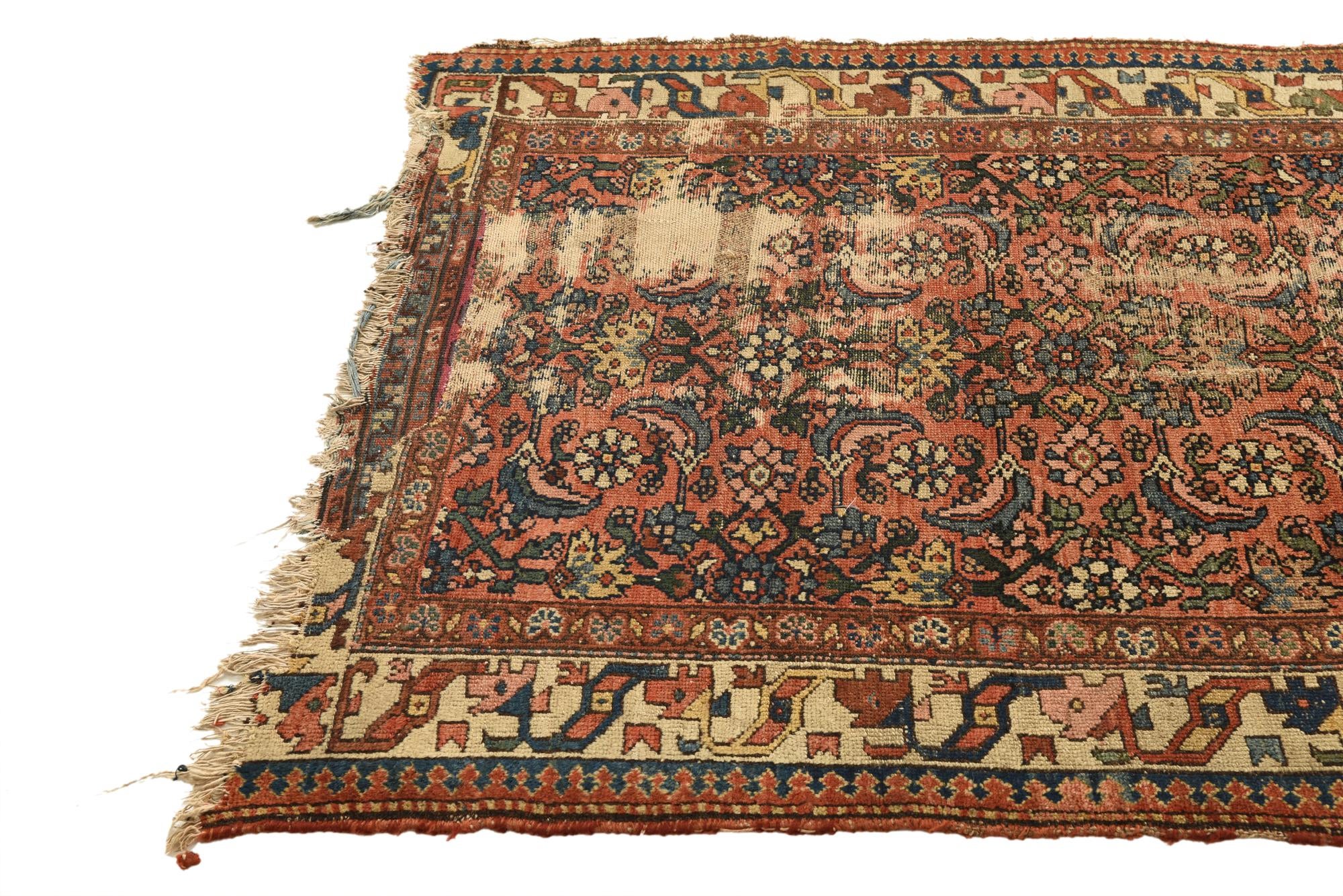 3' 8 x 5' 4 Hand Knotted Malayer Persian Wool Rug