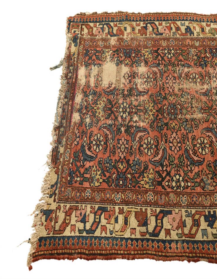 Detail image of 3' 8 x 5' 4 Hand Knotted Malayer Persian Wool Rug