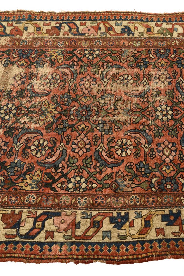 Detail image of 3' 8 x 5' 4 Hand Knotted Malayer Persian Wool Rug