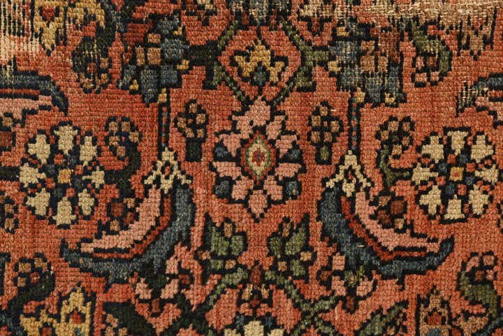 3' 8 x 5' 4 Hand Knotted Malayer Persian Wool Rug