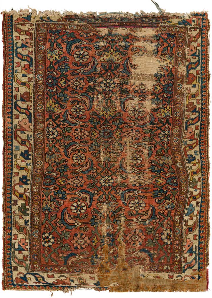 3' 8 x 5' 4 Hand Knotted Malayer Persian Wool Rug