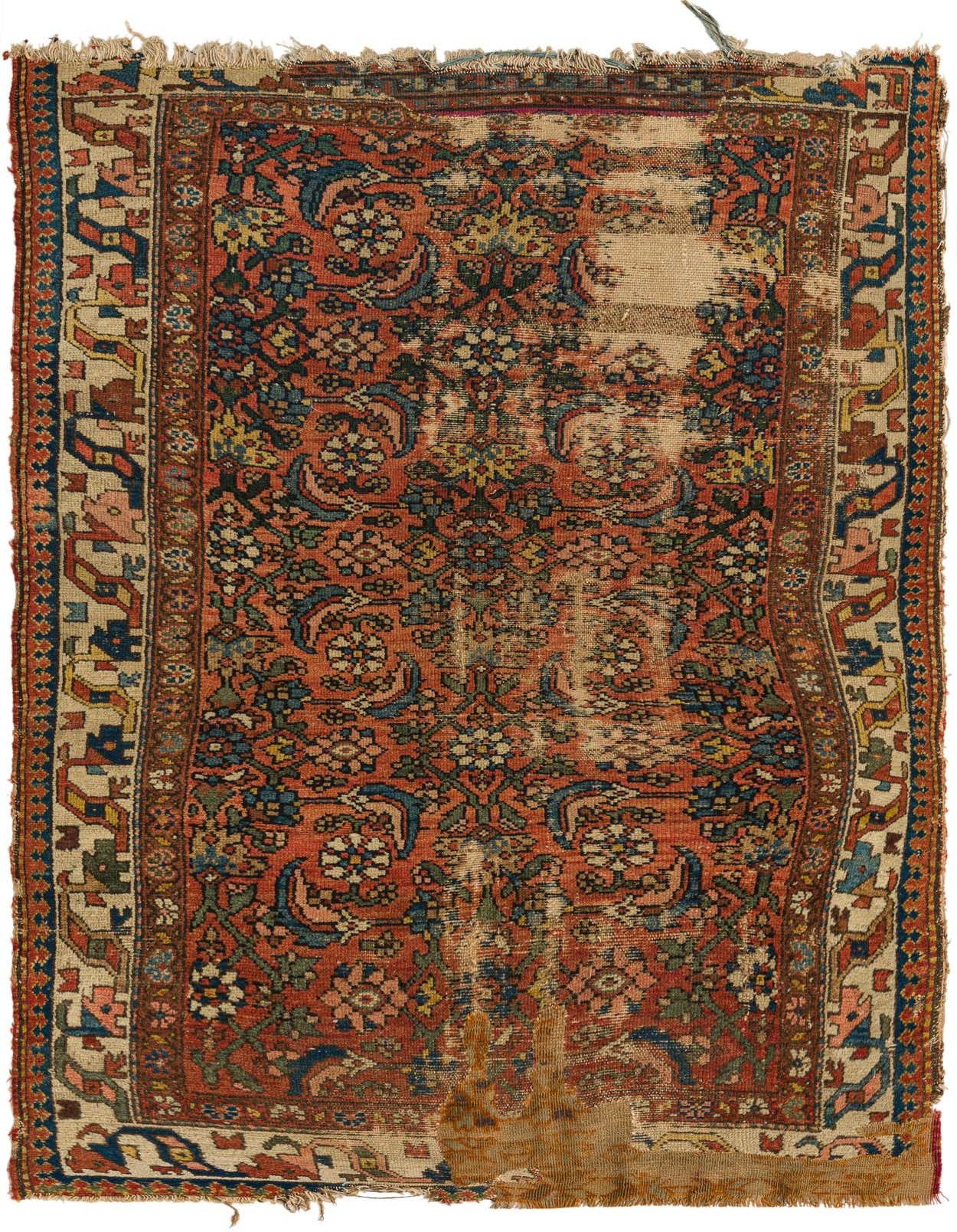 3' 8 x 5' 4 Hand Knotted Malayer Persian Wool Rug