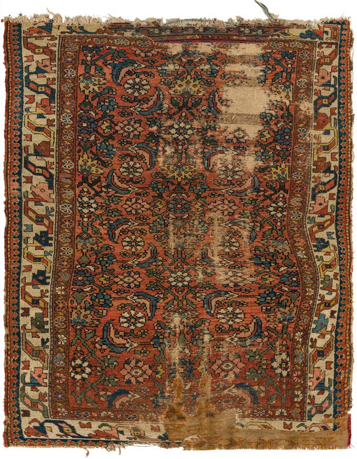 Detail image of 3' 8 x 5' 4 Hand Knotted Malayer Persian Wool Rug