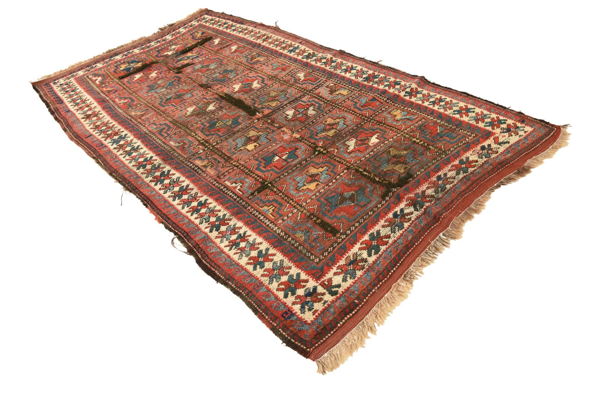 4' 8 x 8' 2 Hand Knotted Malayer Persian Wool Rug