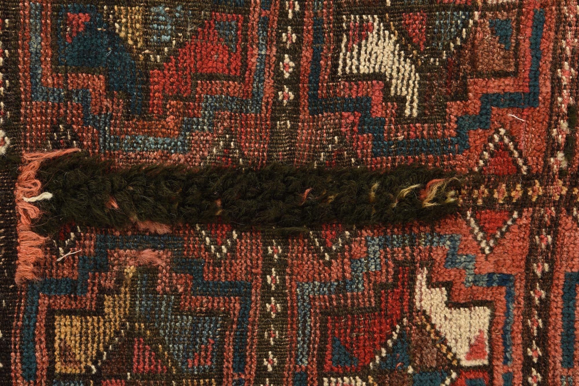 4' 8 x 8' 2 Hand Knotted Malayer Persian Wool Rug