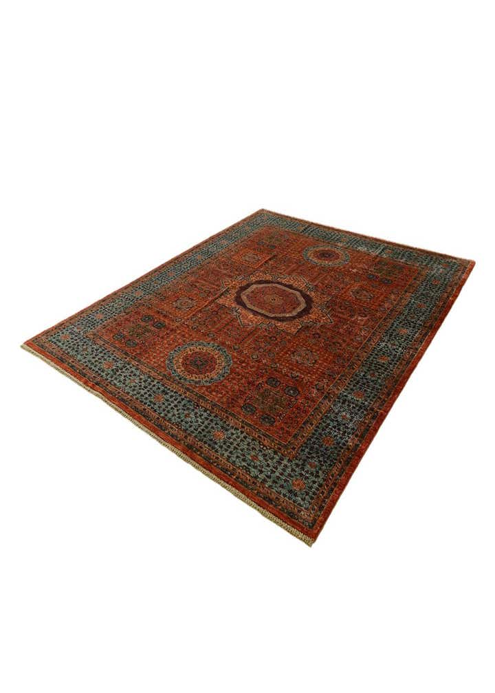 8' 2 x 9' 11 Hand Knotted Mamluk Ziegler Rug
