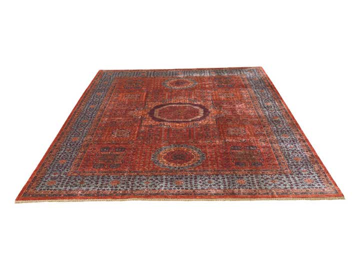 8' 2 x 9' 11 Hand Knotted Mamluk Ziegler Rug