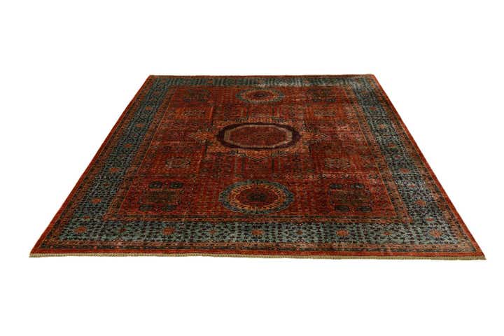 8' 2 x 9' 11 Hand Knotted Mamluk Ziegler Rug