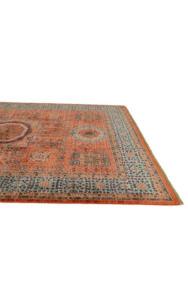 Detail image of 8' 2 x 9' 11 Hand Knotted Mamluk Ziegler Rug