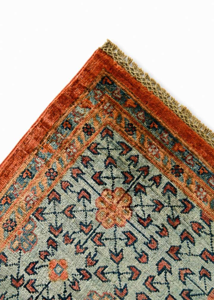 8' 2 x 9' 11 Hand Knotted Mamluk Ziegler Rug