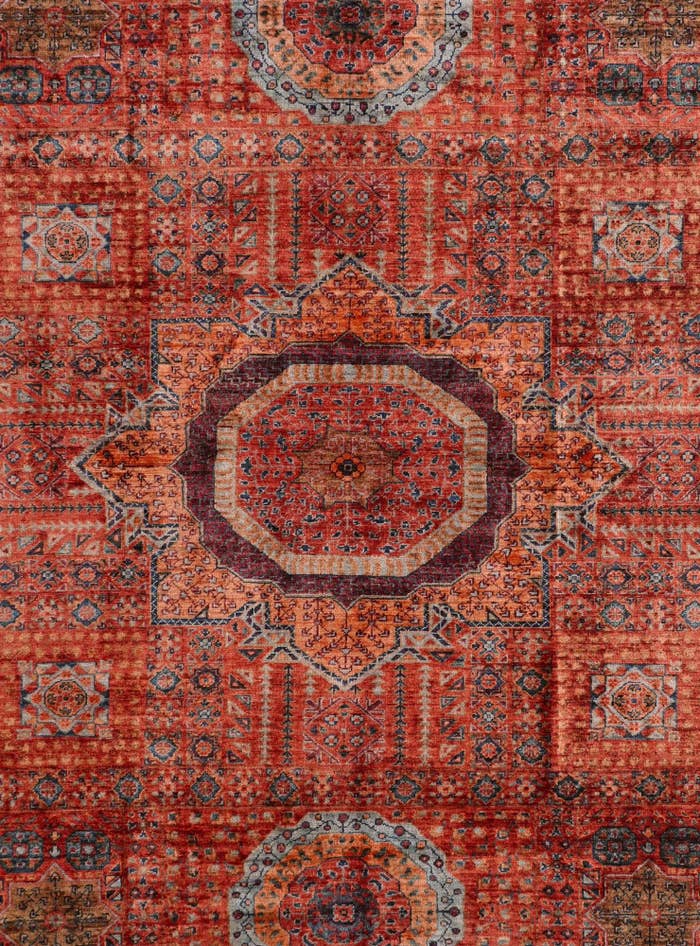 Detail image of 8' 2 x 9' 11 Hand Knotted Mamluk Ziegler Rug