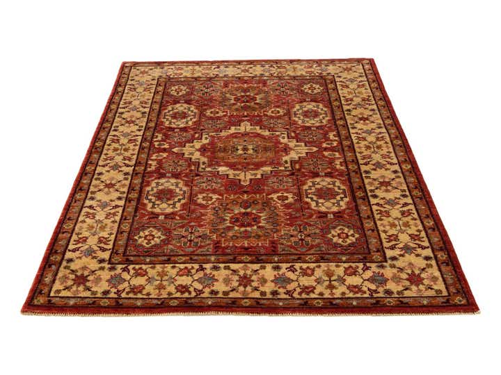 3' 11 x 5' 9 Hand Knotted Mamluk Ziegler Rug