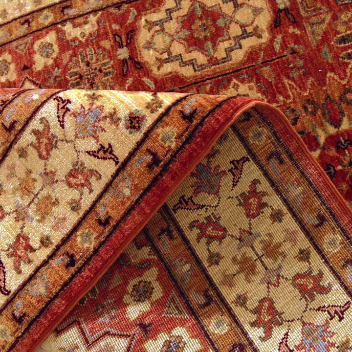 3' 11 x 5' 9 Hand Knotted Mamluk Ziegler Rug