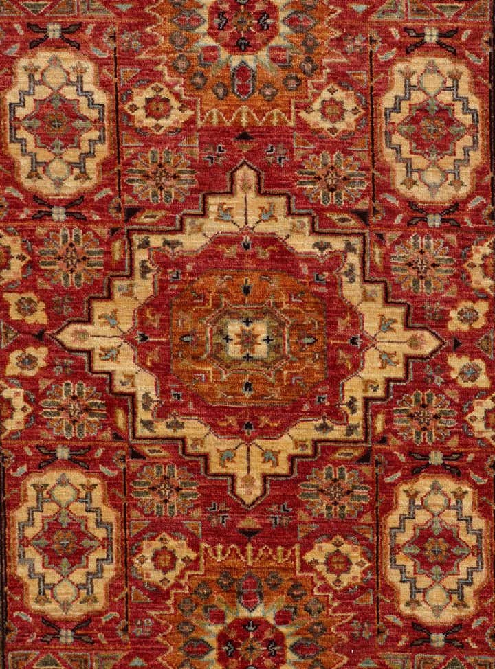 3' 11 x 5' 9 Hand Knotted Mamluk Ziegler Rug