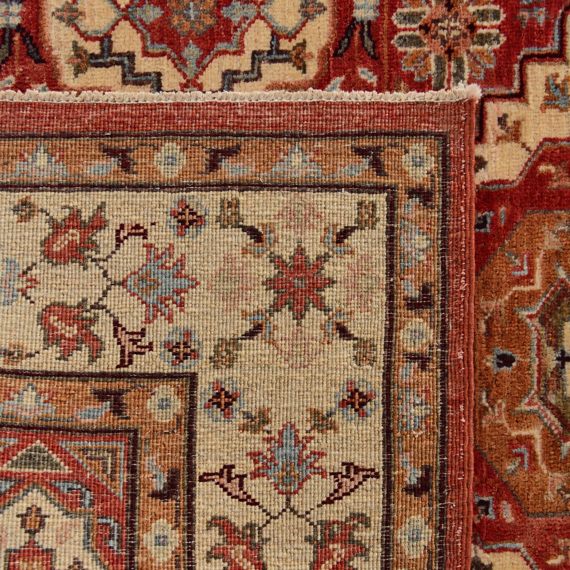 120cm x 175cm Hand Knotted Mamluk Ziegler Rug