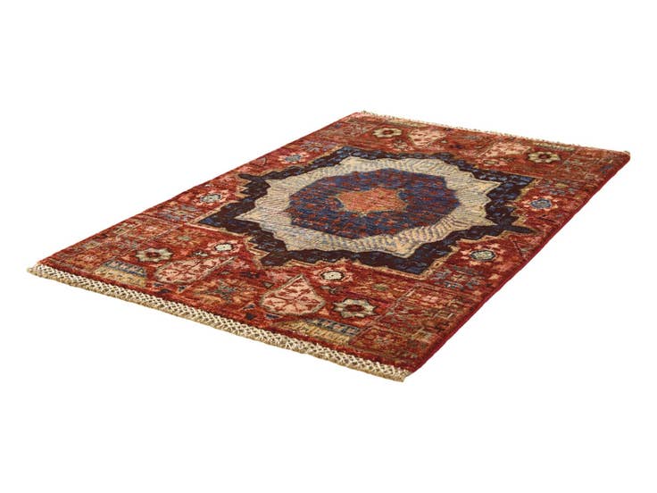 Detail image of 2' x 3' 2 Hand Knotted Mamluk Ziegler Rug