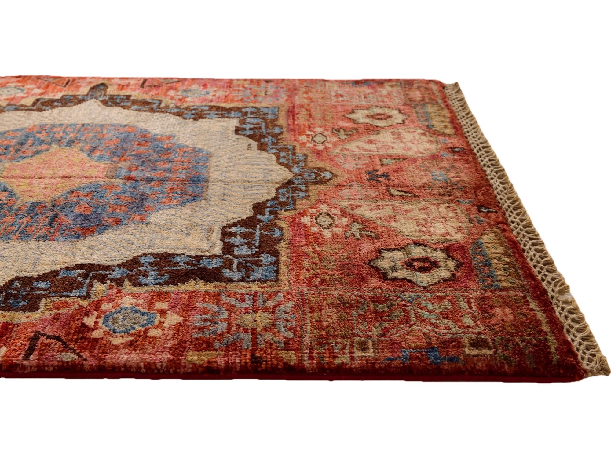 2' x 3' 2 Hand Knotted Mamluk Ziegler Rug