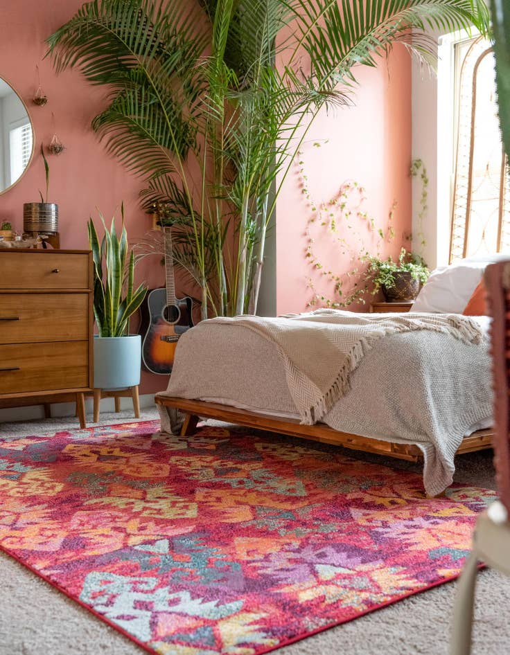 Detail image of 5' x 8' Washable Mesa Rug