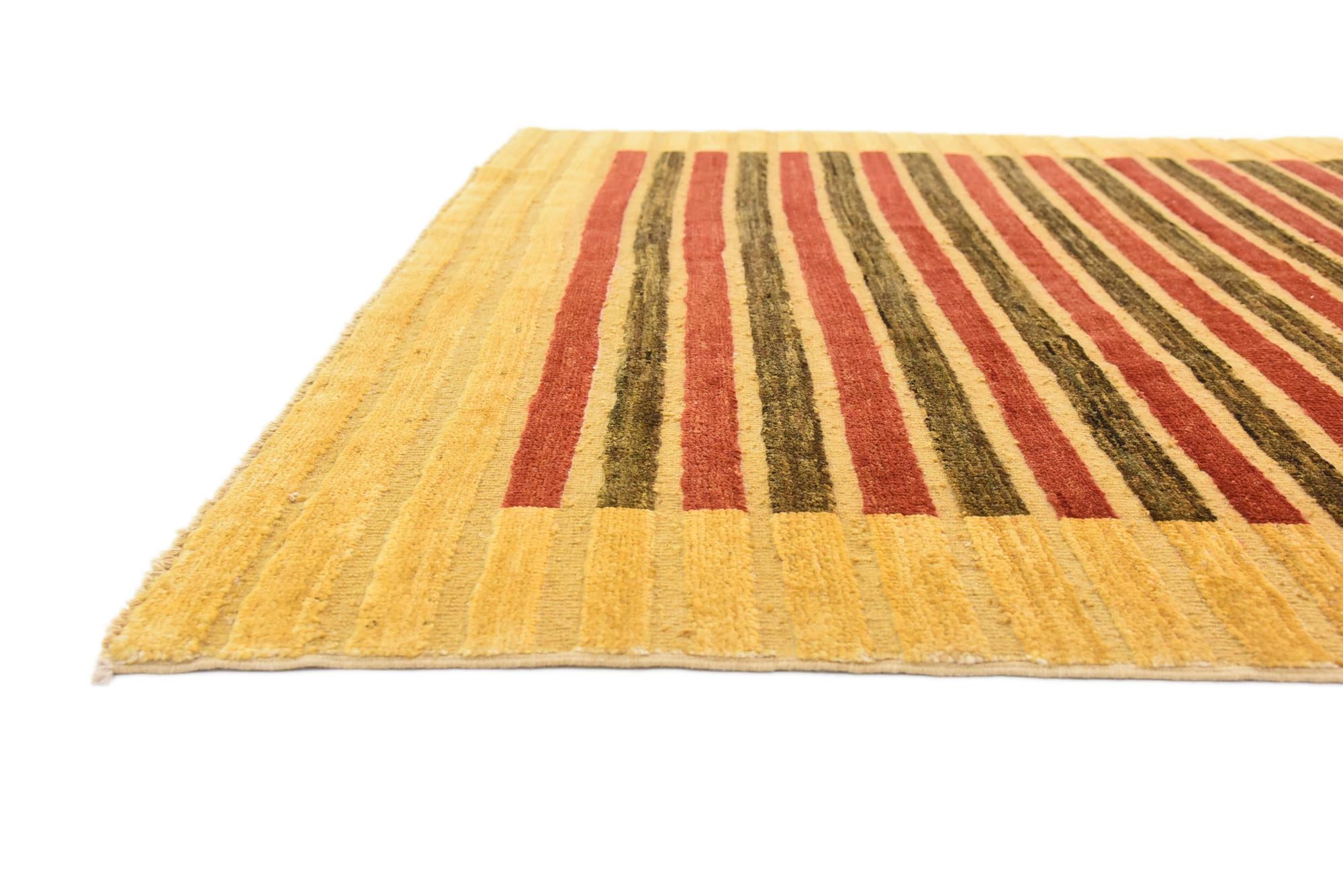 4' 10 x 6' 8 Hand Knotted Modern Ziegler Rug