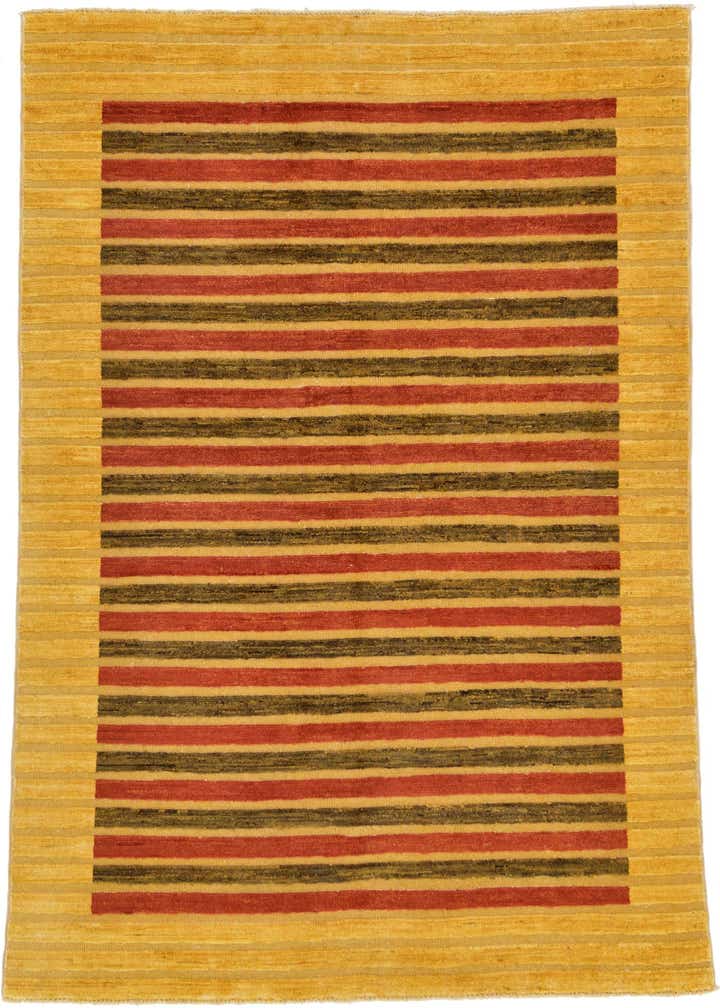 4' 10 x 6' 8 Hand Knotted Modern Ziegler Rug