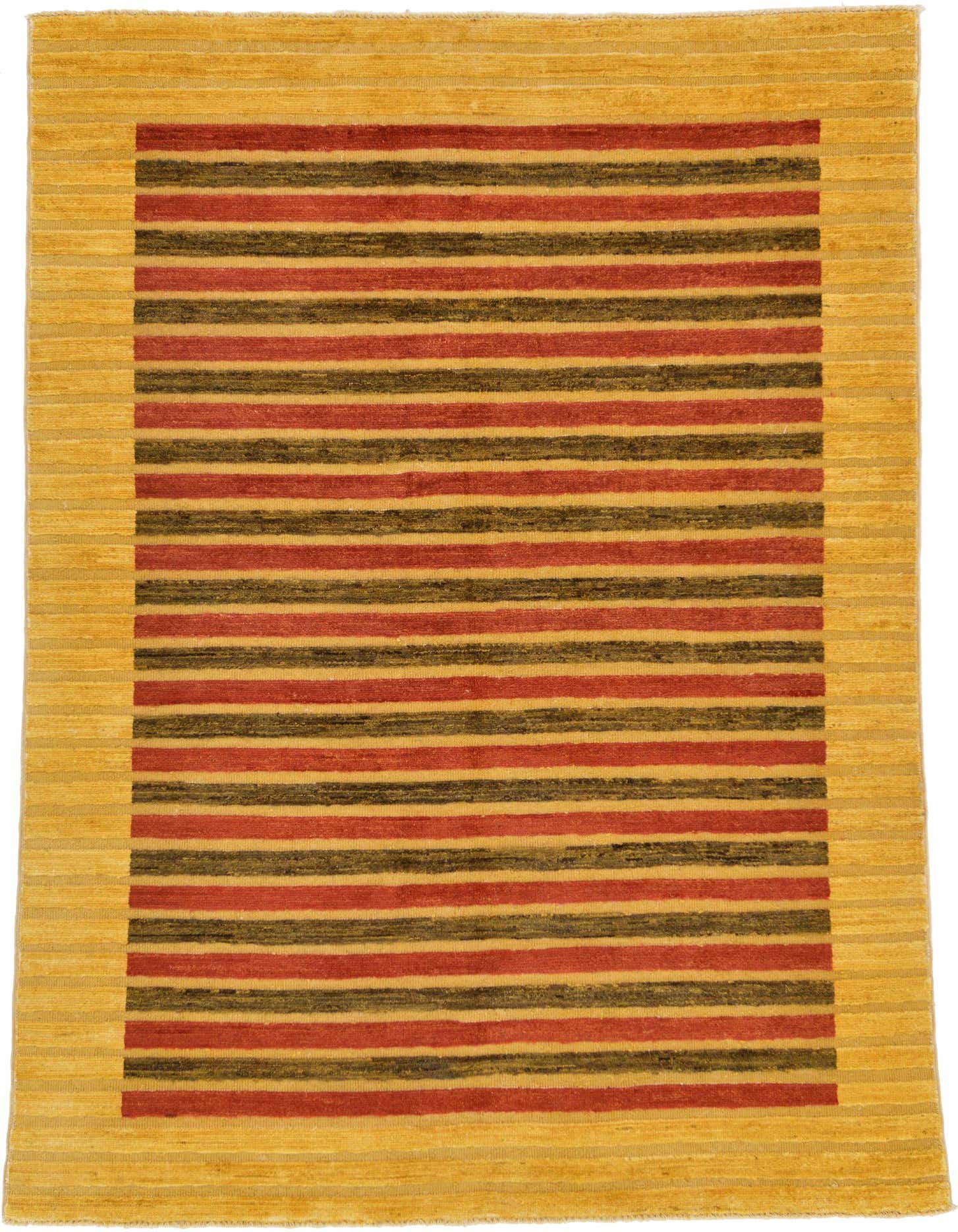 4' 10 x 6' 8 Hand Knotted Modern Ziegler Rug