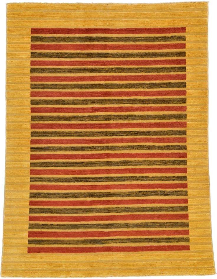 Detail image of 4' 10 x 6' 8 Hand Knotted Modern Ziegler Rug