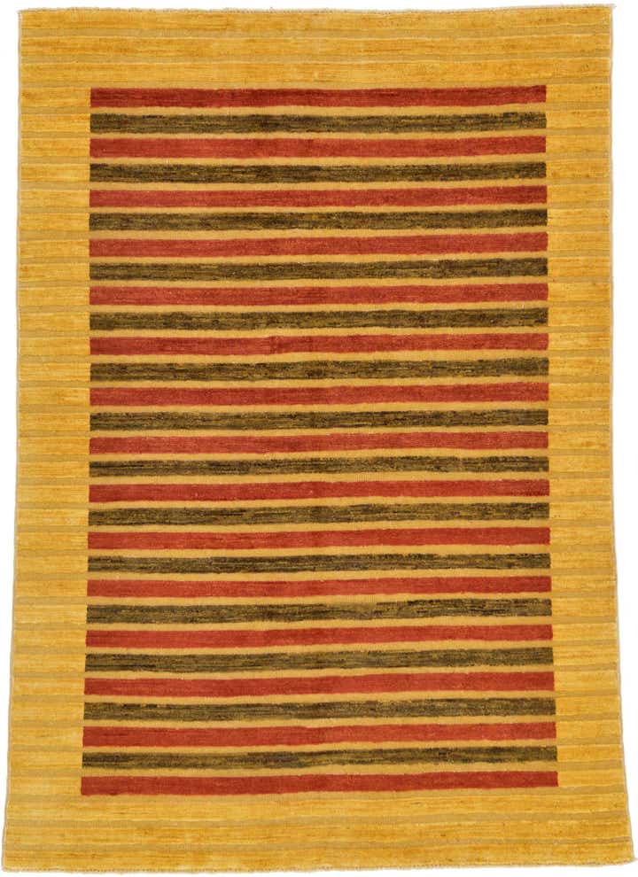 4' 10 x 6' 8 Hand Knotted Modern Ziegler Rug