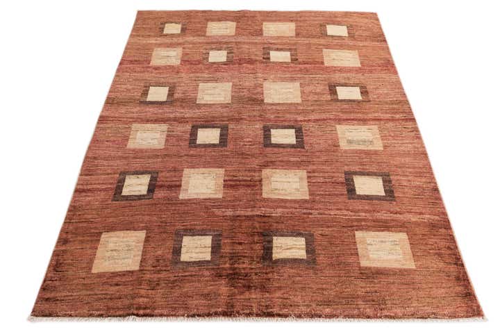 4' 9 x 6' 1 Hand Knotted Modern Ziegler Rug