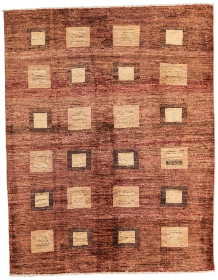 Detail image of 4' 9 x 6' 1 Hand Knotted Modern Ziegler Rug