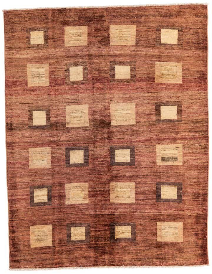 4' 9 x 6' 1 Hand Knotted Modern Ziegler Rug