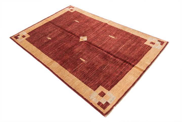 3' 10 x 5' 10 Hand Knotted Modern Ziegler Rug