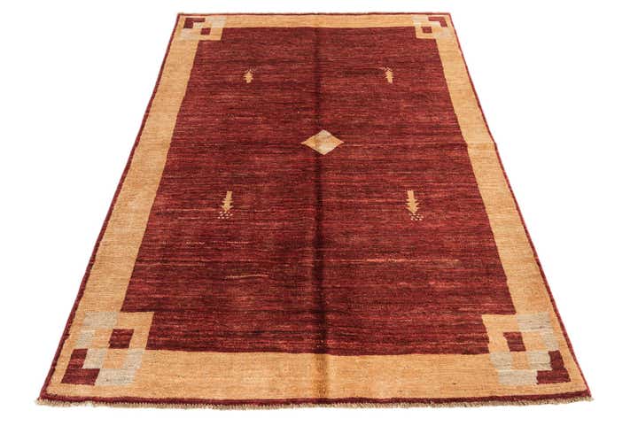 3' 10 x 5' 10 Hand Knotted Modern Ziegler Rug