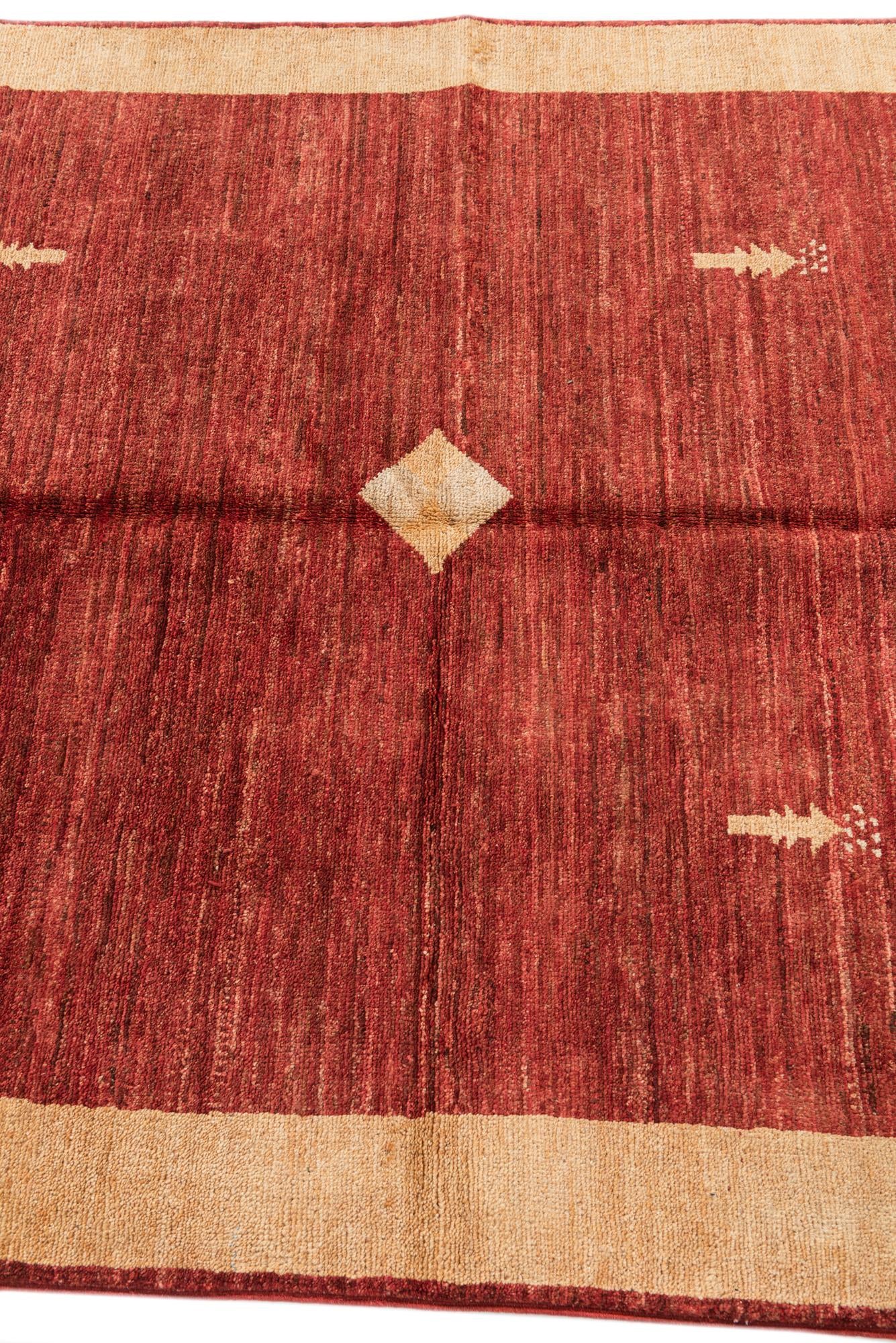 3' 10 x 5' 10 Hand Knotted Modern Ziegler Rug