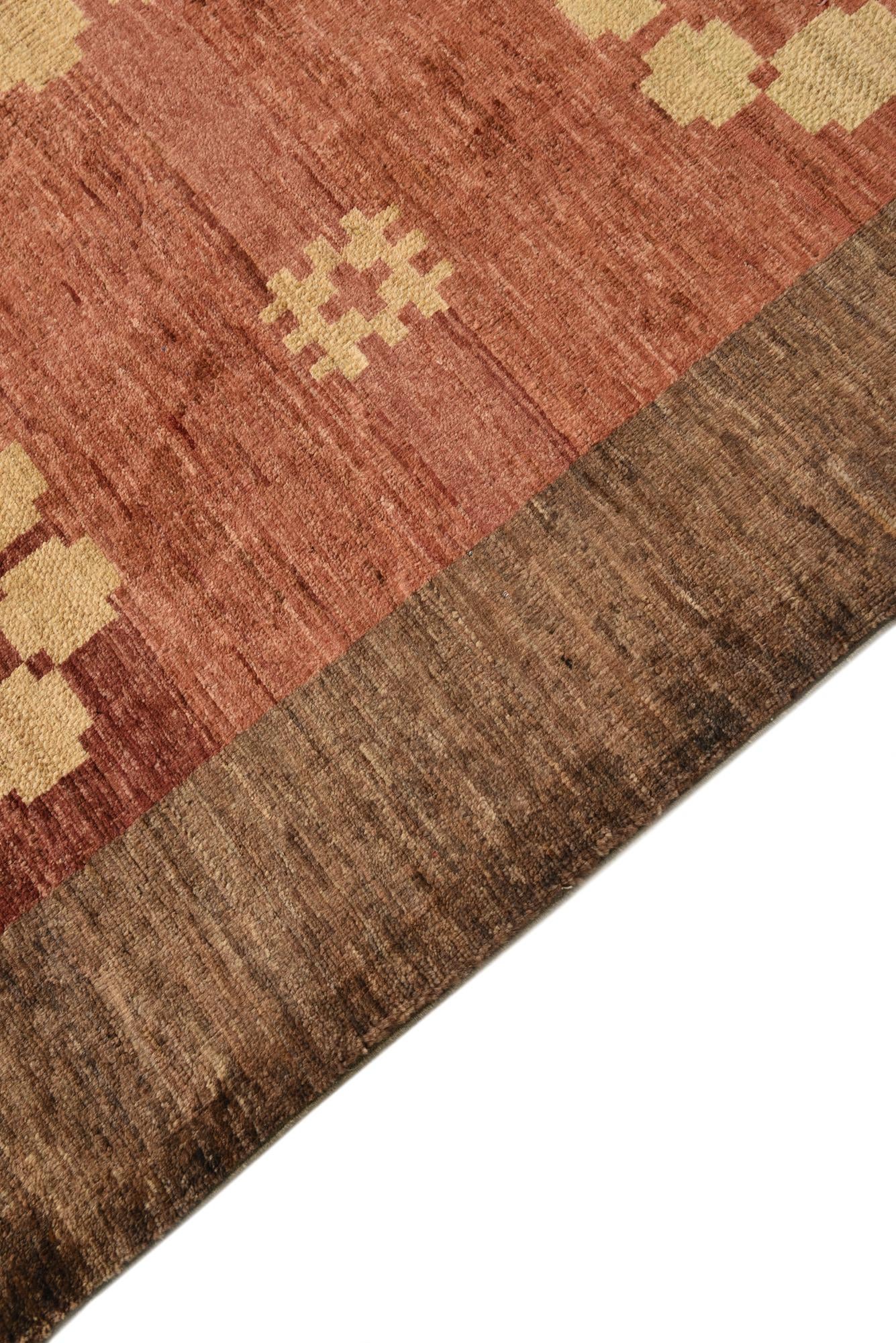 5' x 6' 4 Hand Knotted Modern Ziegler Rug